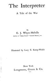 Cover of: The interpreter by G. J. Whyte-Melville