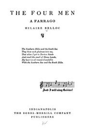 Cover of: The four men; a farrago by Hilaire Belloc