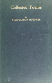 Cover of: Collected poems by Ford Madox Ford