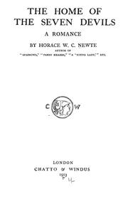 Cover of: The home of the seven devils by Horace W. C. Newte