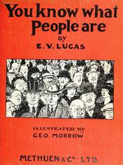 Cover of: You know what people are