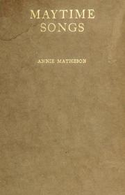 Cover of: Maytime songs