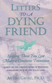 Cover of: Letters to a dying friend