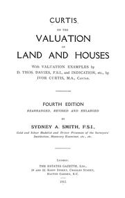 Cover of: The valuation of land and houses