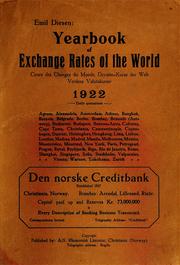 Cover of: Exchange rates of the world: Cours des changes du monde, Devisen-kurse der welt, Verdens valutakurser. v.1--1914/21-