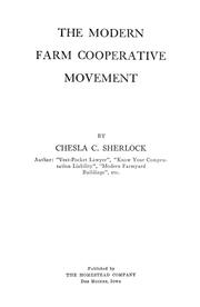 Cover of: The modern farm cooperative movement