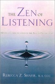 Cover of: The Zen of Listening by Rebecca Z. Shafir