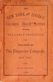 History of the New York Clearing House .... by Financier Co., publishers.