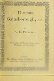 Cover of: Thomas Gainsborough, R. A