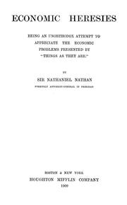 Economic heresies by Nathan, Nathaniel Sir