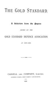 Cover of: The gold standard by Gold standard defence association