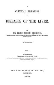 Cover of: A clinical treatise on diseases of the liver
