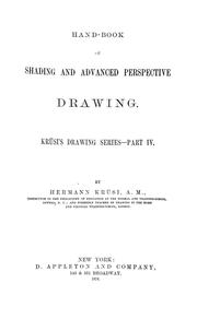 Cover of: Handbook of shading and advanced perspective drawing by Hermann Krüsi