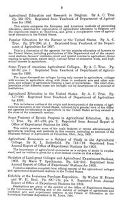 Cover of: List of publications of the Office of experiment stations on agricultural education