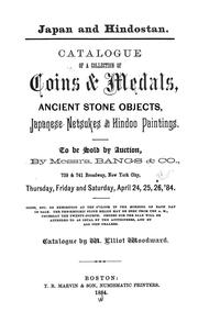 Catalogue of a collection of coins and medals, ancient stone objects, Japanese netsukes and Hindoo paintings by W. Elliot Woodward