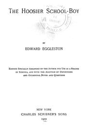 Cover of: The Hoosier school-boy by Edward Eggleston