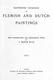 Illustrated catalogue of Flemish and Dutch paintings by T. Martin Wood