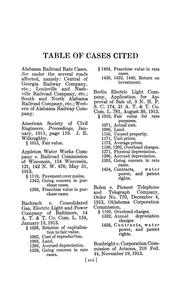 Cover of: Valuation of public service corporations: legal and economic phases of valuation for rate making and public purchase