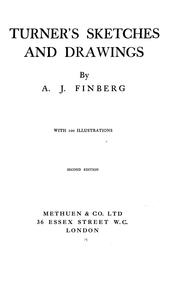 Cover of: Turner's sketches and drawings