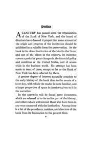 A history of the Bank of New York, 1784-1884 by Henry Williams Domett