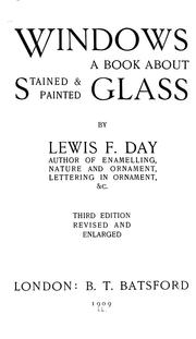 Cover of: Windows by Lewis Foreman Day