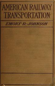 Cover of: American railway transportation