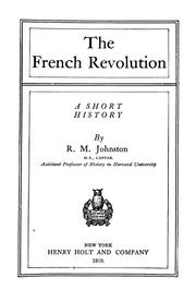 Cover of: The French revolution: a short history