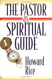 Cover of: The pastor as spiritual guide