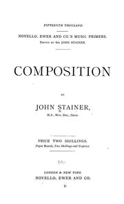Cover of: Composition