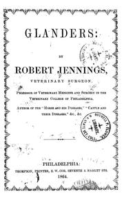 Cover of: Glanders by Robert Jennings