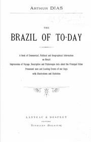 Cover of: The Brazil of to-day by Arthur Dias
