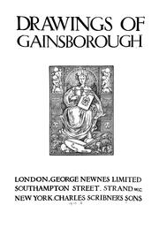 Cover of: Drawings of Gainsborough