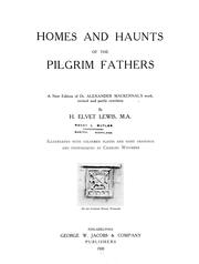 Cover of: Homes and haunts of the Pilgrim fathers