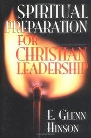 Cover of: Spiritual Preparation for Christian Leadership
