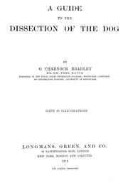 Cover of: A guide to the dissection of the dog
