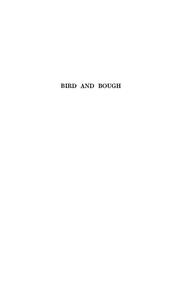 Cover of: Bird and bough: [poems]
