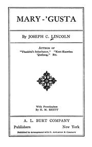 Cover of: Mary-'Gusta by Joseph Crosby Lincoln