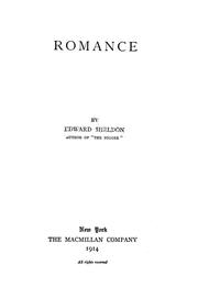 Cover of: Romance by Edward Sheldon