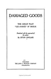 Cover of: Damaged goods by Upton Sinclair