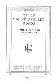 Cover of: Other main-travelled roads