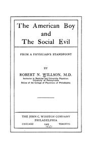 Cover of: The American boy and the social evil: from a physician's standpoint