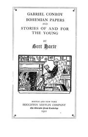 Cover of: Gabriel Conroy by Bret Harte