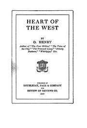 Cover of: Heart of the West by O. Henry