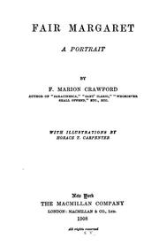 Cover of: Fair Margaret by Francis Marion Crawford