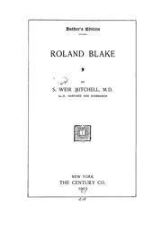 Cover of: Roland Blake