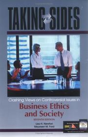 Cover of: Taking Sides: Clashing Views on Controversial Issues in Business Ethics and Society