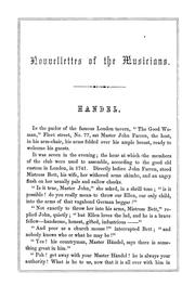 Cover of: Nouvelettes of the musicians