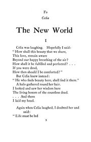 Cover of: The new world by Witter Bynner