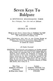 Cover of: Seven keys to Baldpate by George M. Cohan