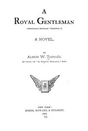 Cover of: A royal gentleman